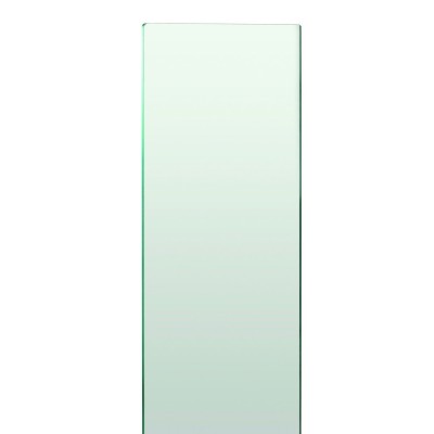 Toughened clear glass panels