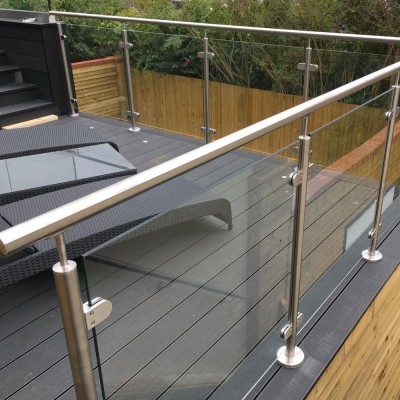 Glass Balustrade with handrail